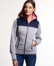 Superdry Fuji Storm Polar Zip Hoodie Azul Blizzard Grit S99c4 - Superdry Mujer Hoodies Mejor Reputación